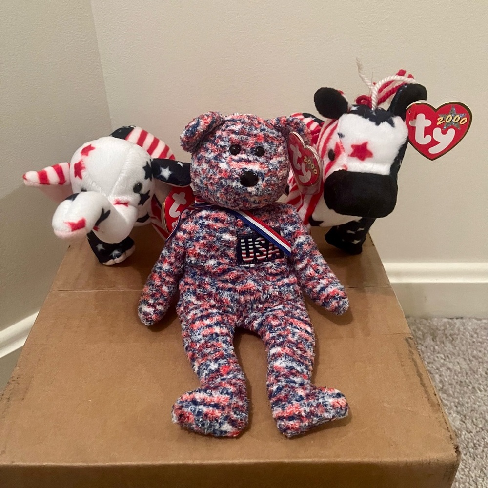 Ty Beanie Babies Patriotic collection